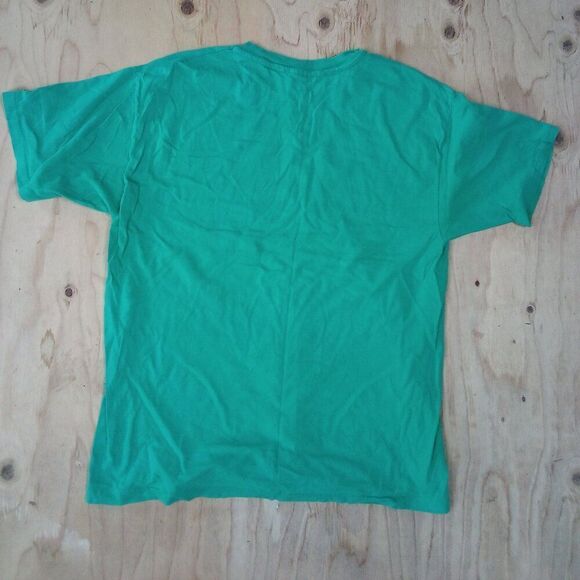 Vintage Champion Blank T-Shirt Green - Picture 4 of 4